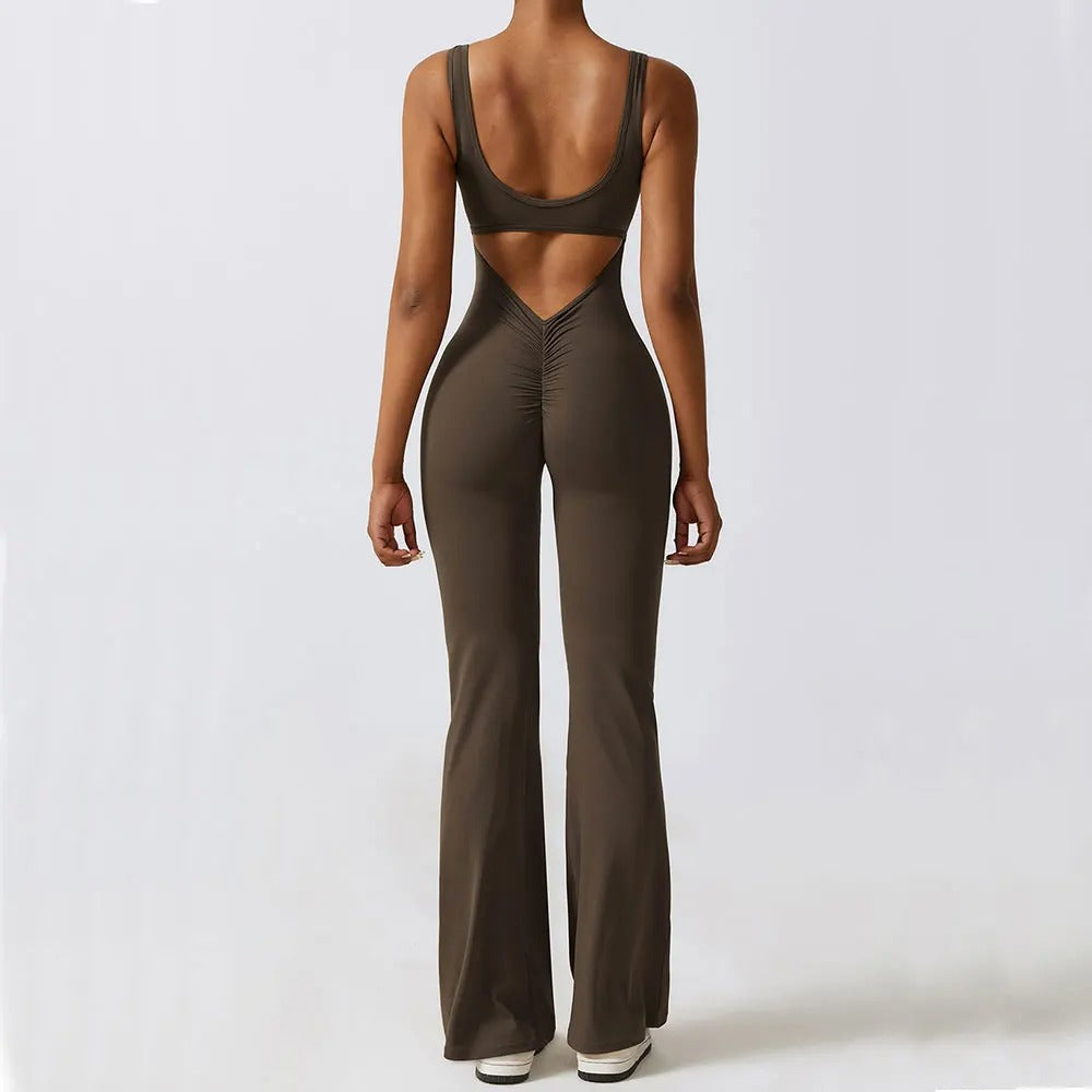 V-Back Jumpsuit