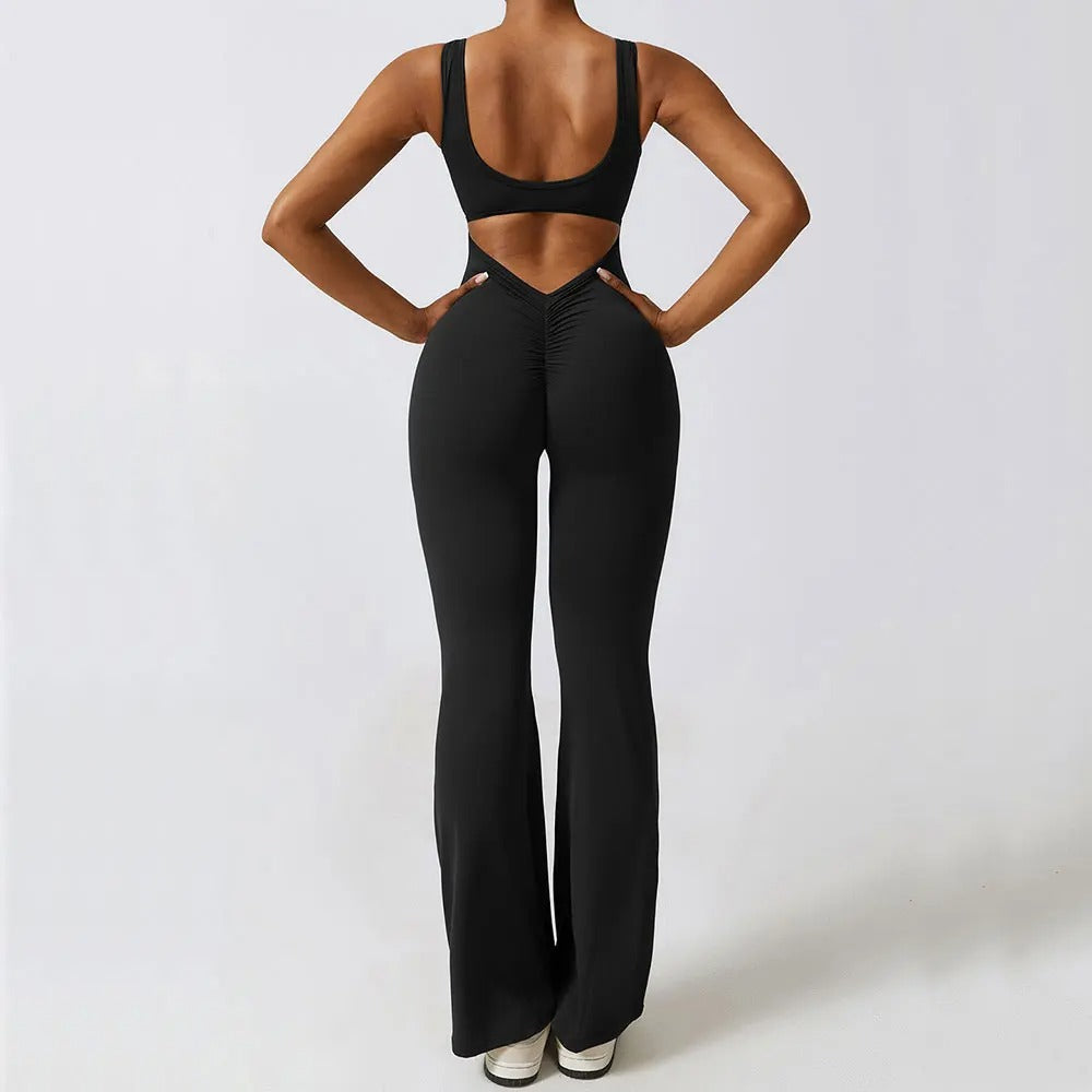 V-Back Jumpsuit